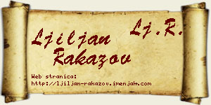 Ljiljan Rakazov vizit kartica